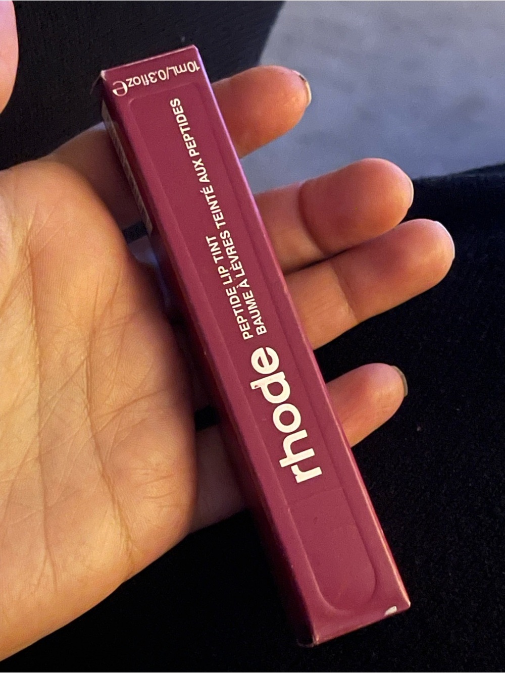 Rhode lip balm in raspberry